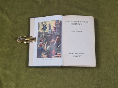 The Mutiny of the Elsinore - Jack London 1915 1st UK Edition , Mills & Boon3