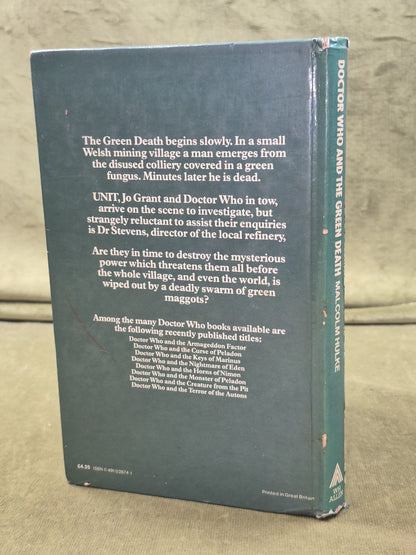 Doctor Who and the Green Death Hardback First Edition 1981 Malcolm Hulke1