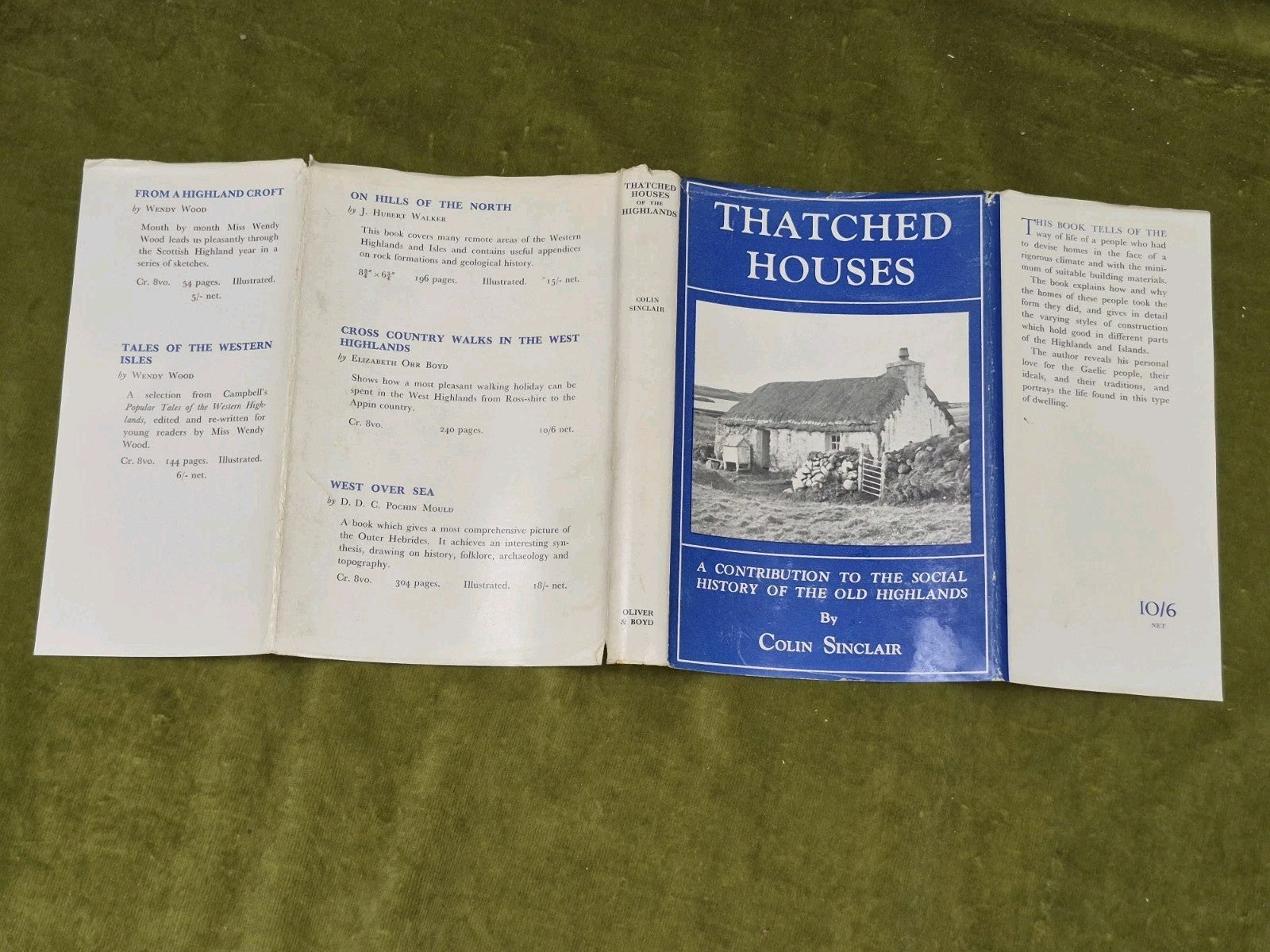 The Thatched Houses of the Old Highlands Colin Sinclair 19533