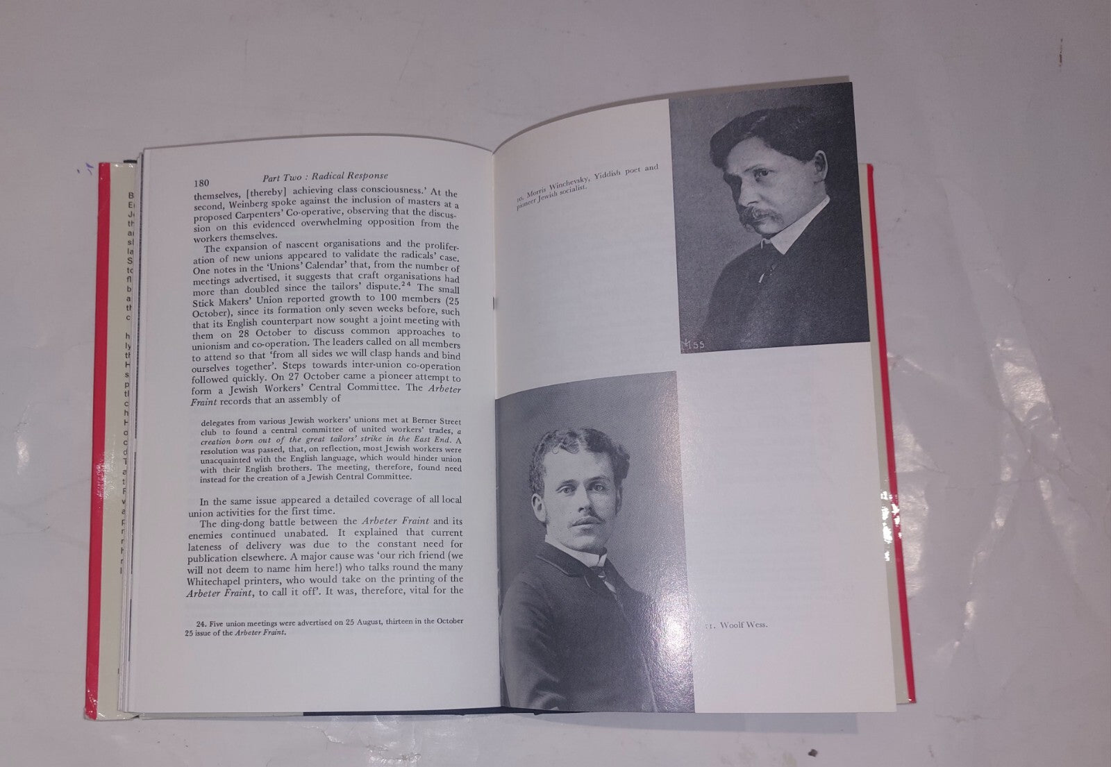 East End Jewish Radicals 1875  1914 By William J. Fishman, Hardback Book2