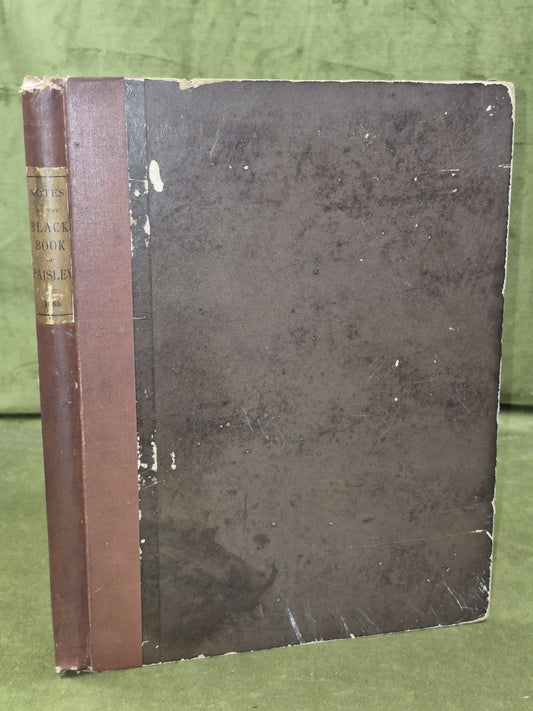  The Black Book of Paisley Scotichronicon 1885 David Murray 0