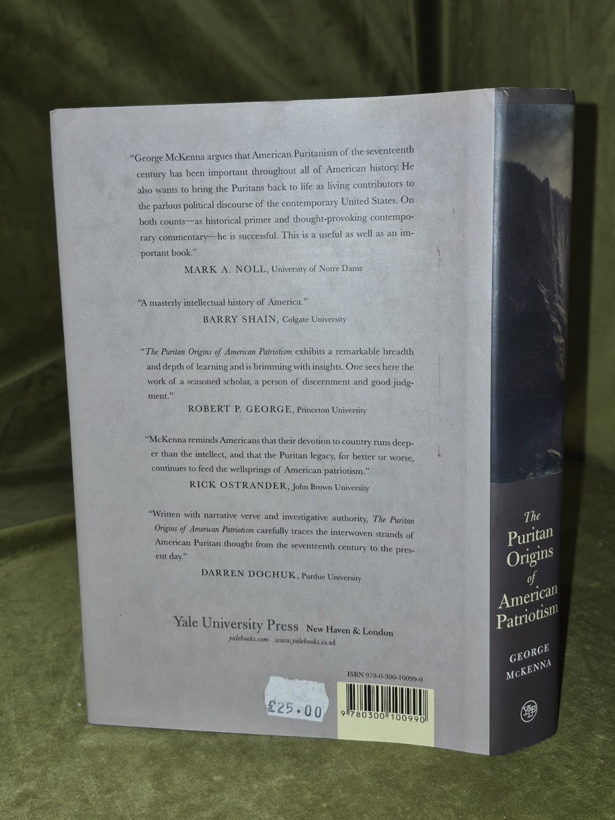 The Puritan Origins of American Patriotism George McKenna 2007 Hardback1
