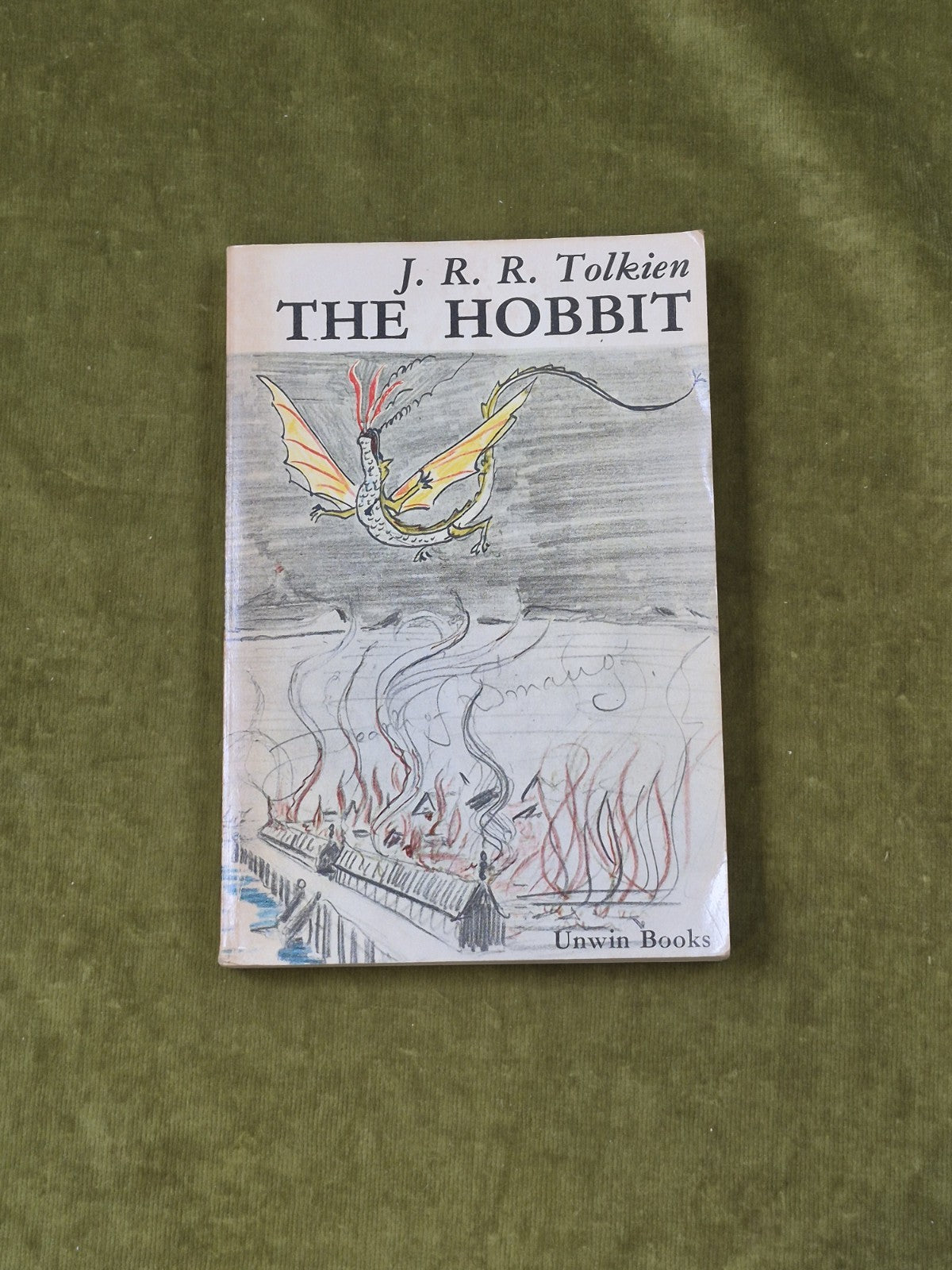 The Hobbit - J R R Tolkien , Unwin 16th Impression 1972 Paperback0