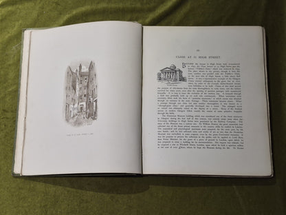 By-Gone Glasgow : Sketches of Vanished Corners - David Small , Morrison 18964