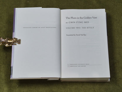 The Plum in the Golden Vase or, Chin P'ing Mei, Vol. 2 The Rivals3