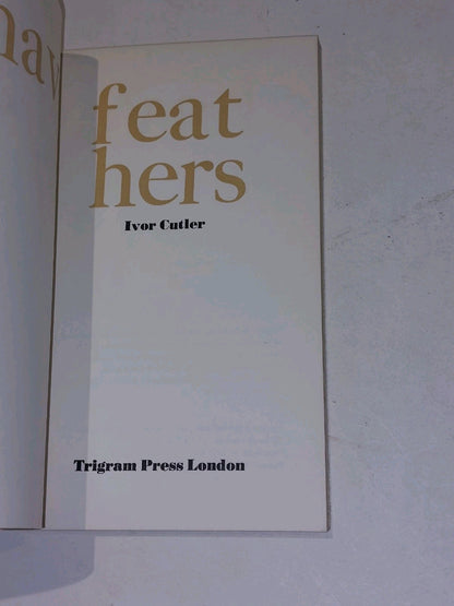 Many Flies Have Feathers By Ivor Cutler (1973) 1st Ed [Trigram Press] Pb Book4