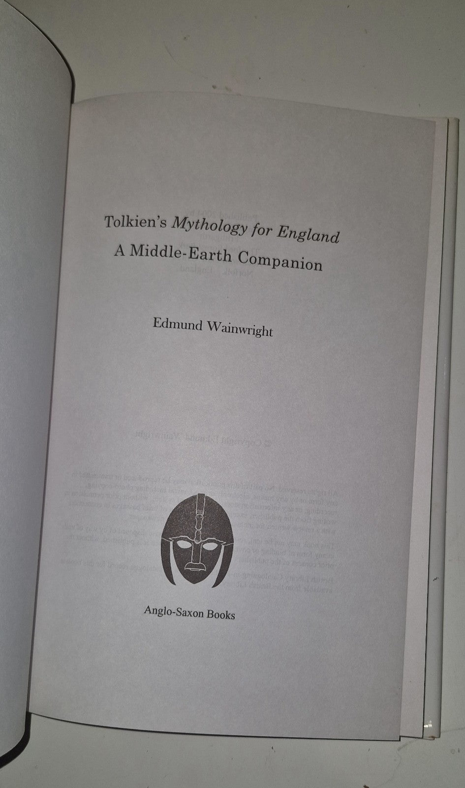 Tolkien's Mythology for England: A Middle-earth Companion8