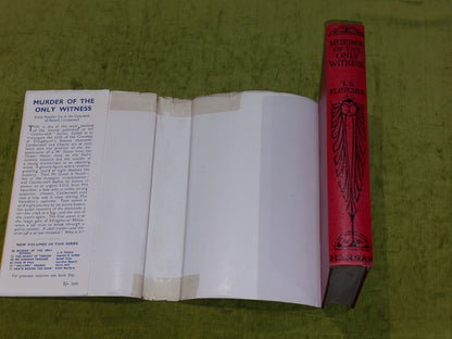 Murder Of The Only Witness by J. S. Fletcher [Harrap's Shilling Library] 1935 Hb4