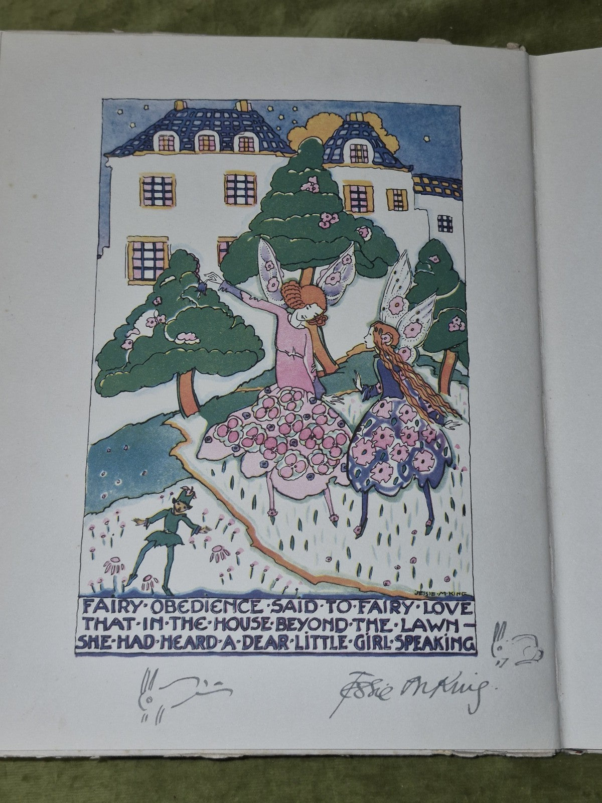 Mummy's Bedtime Story Book by Marion illustrated by Jessie M King SIGNED7