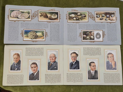 18 Cigarette Card Albums Ardath Wills Air Raid Footballers Sea Shore Radio Royal3