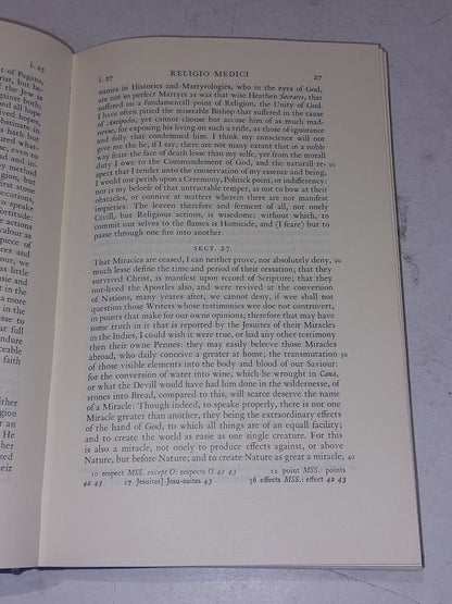 RELIGIO MEDICI AND OTHER WORKS.EDITED BY L C MARTIN - Hardback.  Good6
