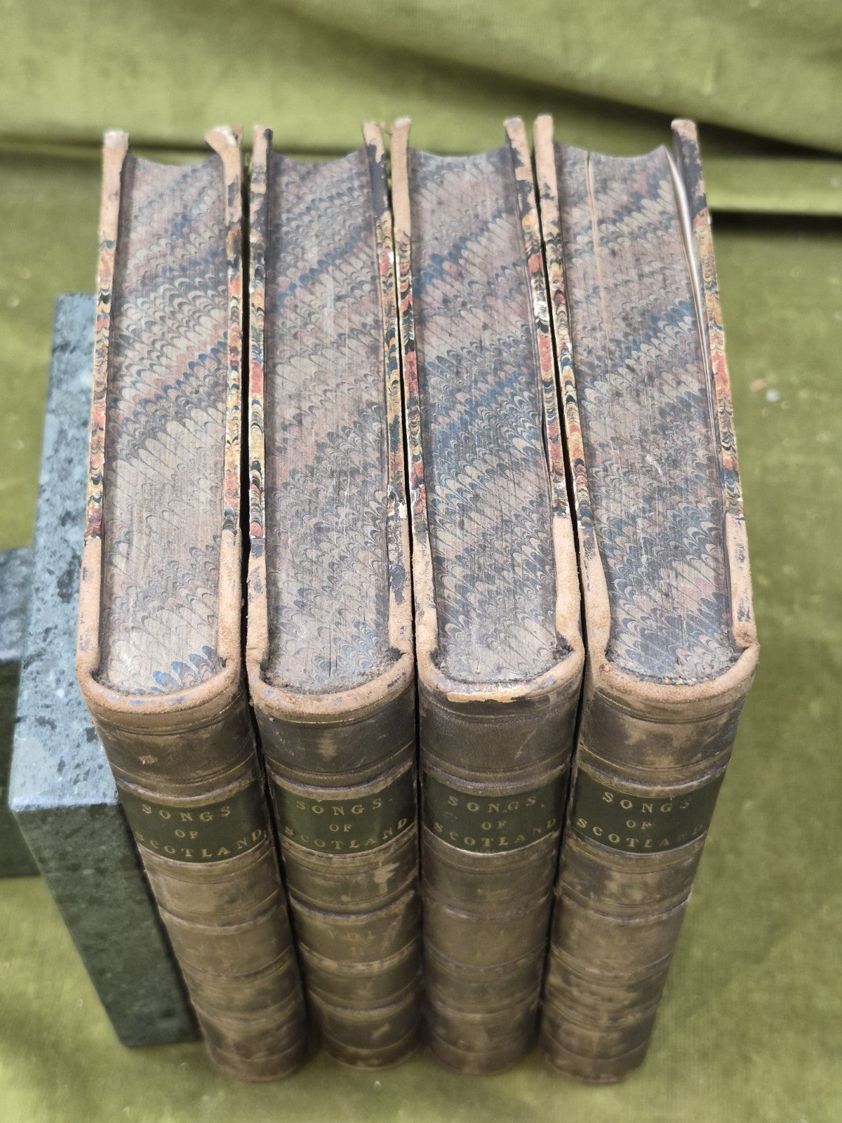 Songs of Scotland Ancient Allan Cunningham First Edition 1825 Complete Set1