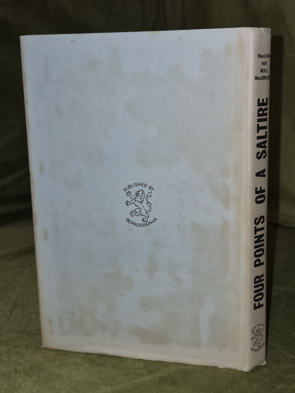 Four Points of a Saltire The Poetry of MacLean, Hay, Neill, MacGregor HC DJ1