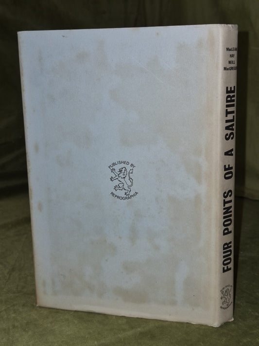 Four Points of a Saltire The Poetry of MacLean, Hay, Neill, MacGregor HC DJ1