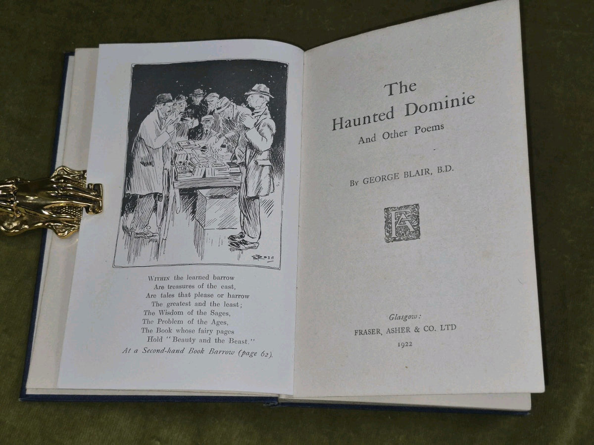 The Haunted Dominie And Other Poems By George Blair 1922 First Edition5