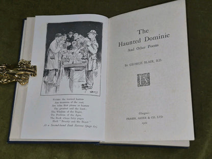 The Haunted Dominie And Other Poems By George Blair 1922 First Edition5