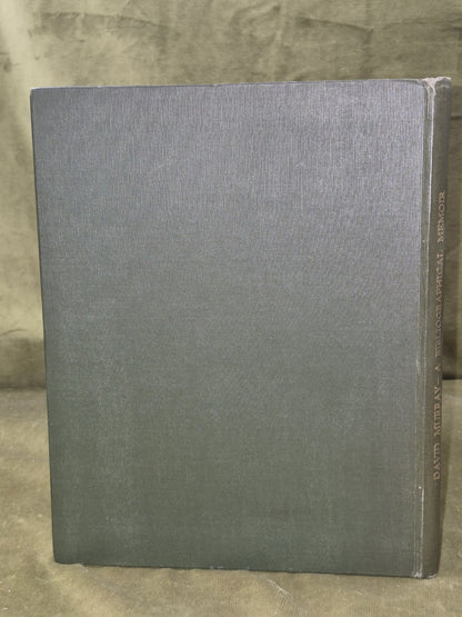 David Murray A Bibliographical Memoir By Sylvia W. Murray 19331