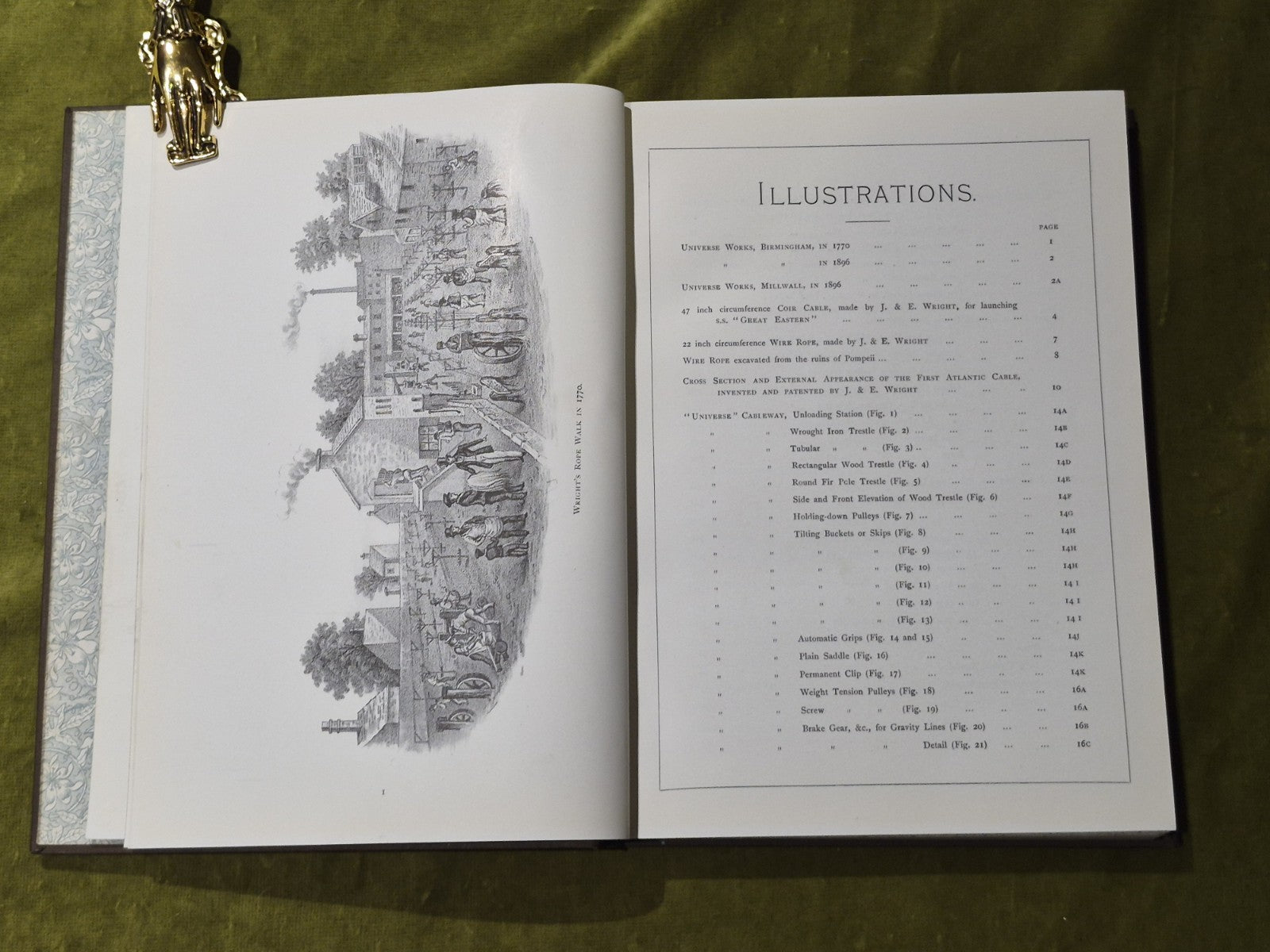 The Wire Rope and its Applications - W. E. Hipkins 1896 Hardback5