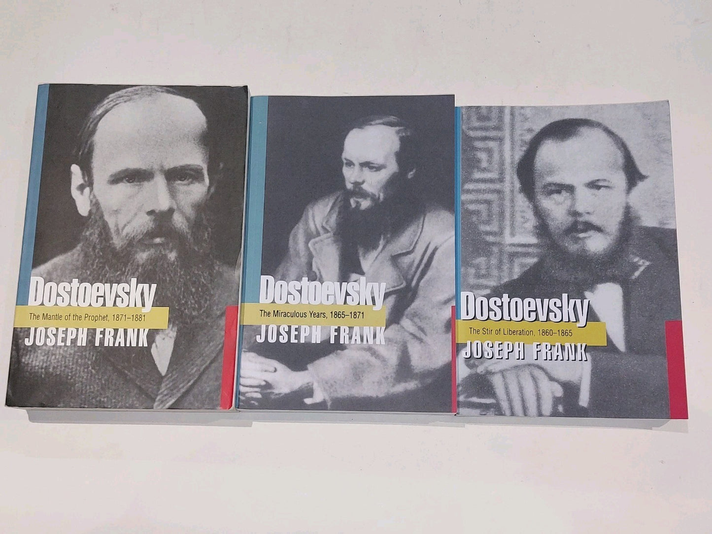 Dostoevsky 1860 - 1865 -1871 - 1881 By Joseph Frank Princeton University 3 Vol.3