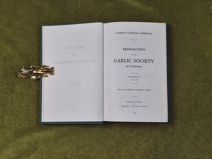 Transactions of the Gaelic Society of Inverness Vol LII 1980-19821
