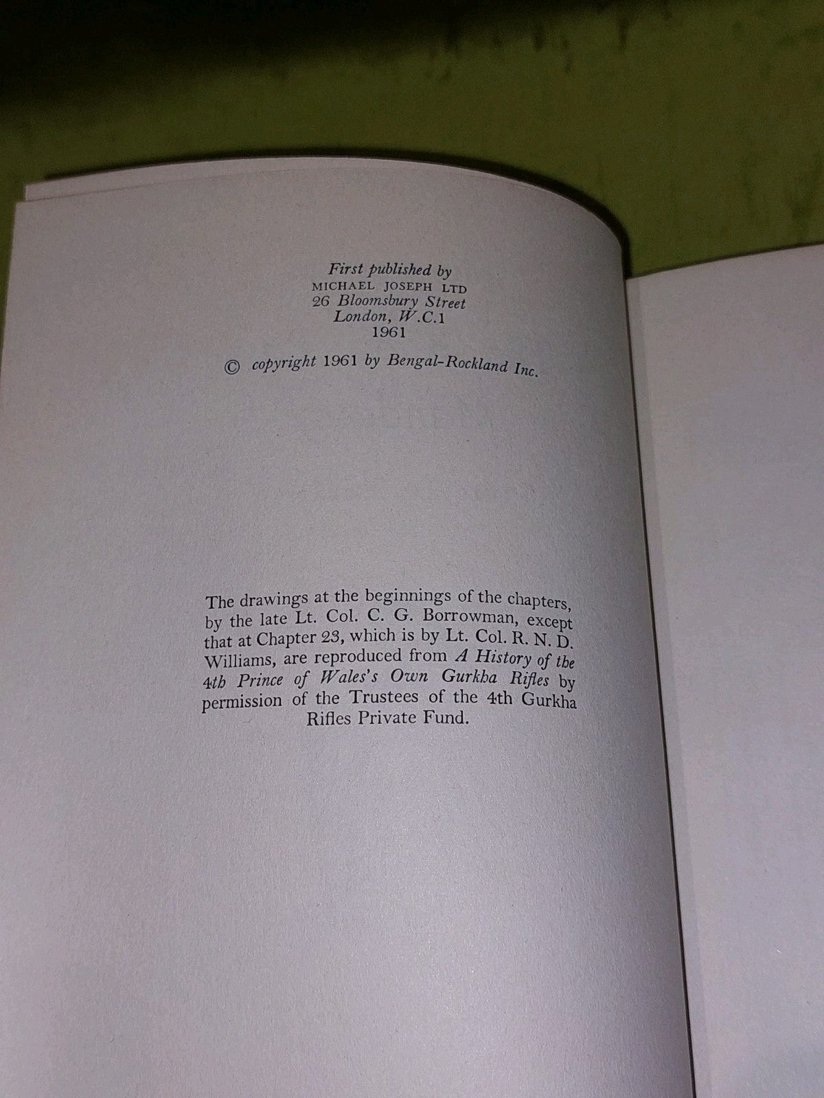 The Road Past Mandalay - John Masters (1961) First Edition4