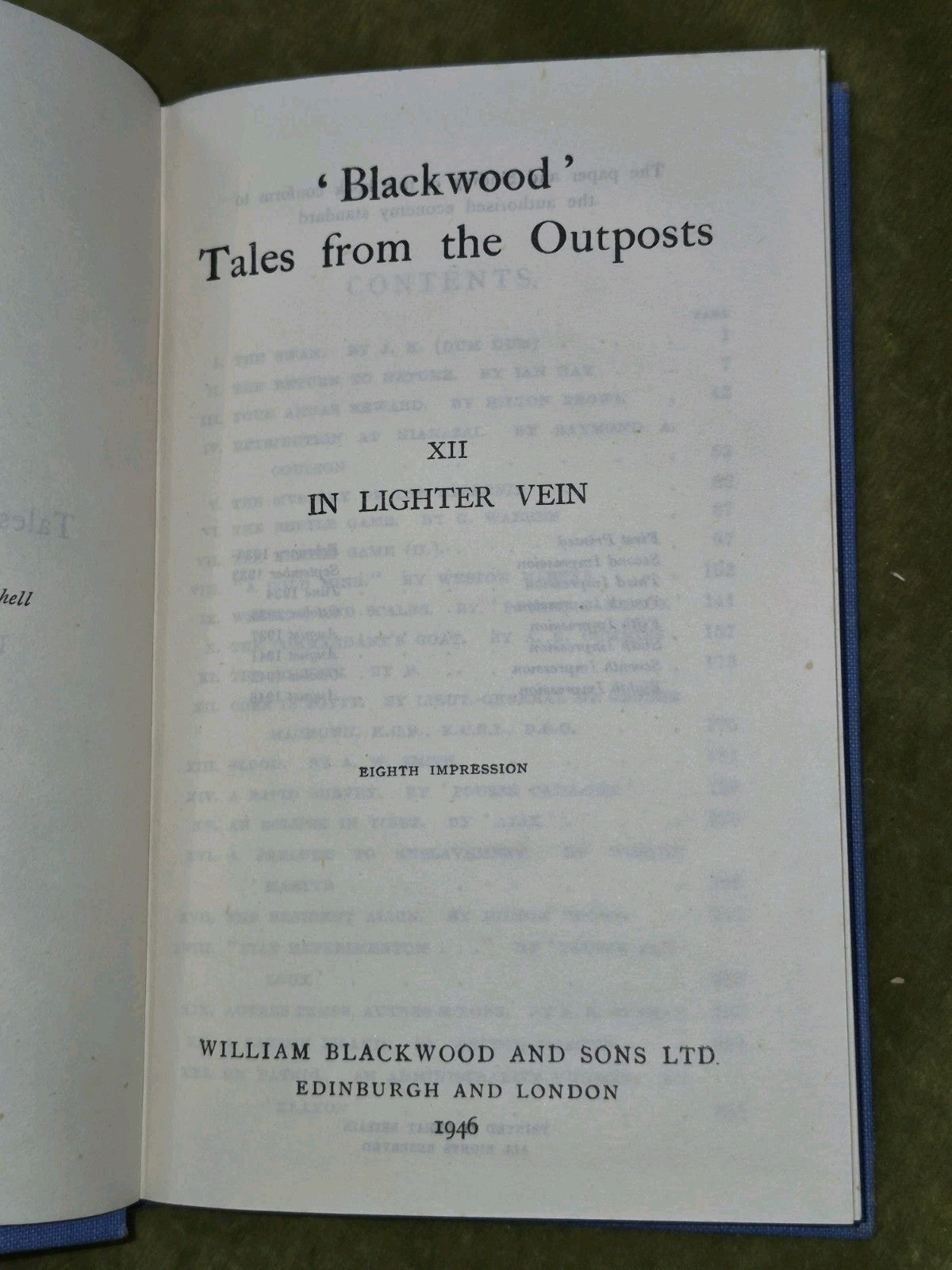 'Blackwood' Tales From The Outposts 11 Volumes Set 19335