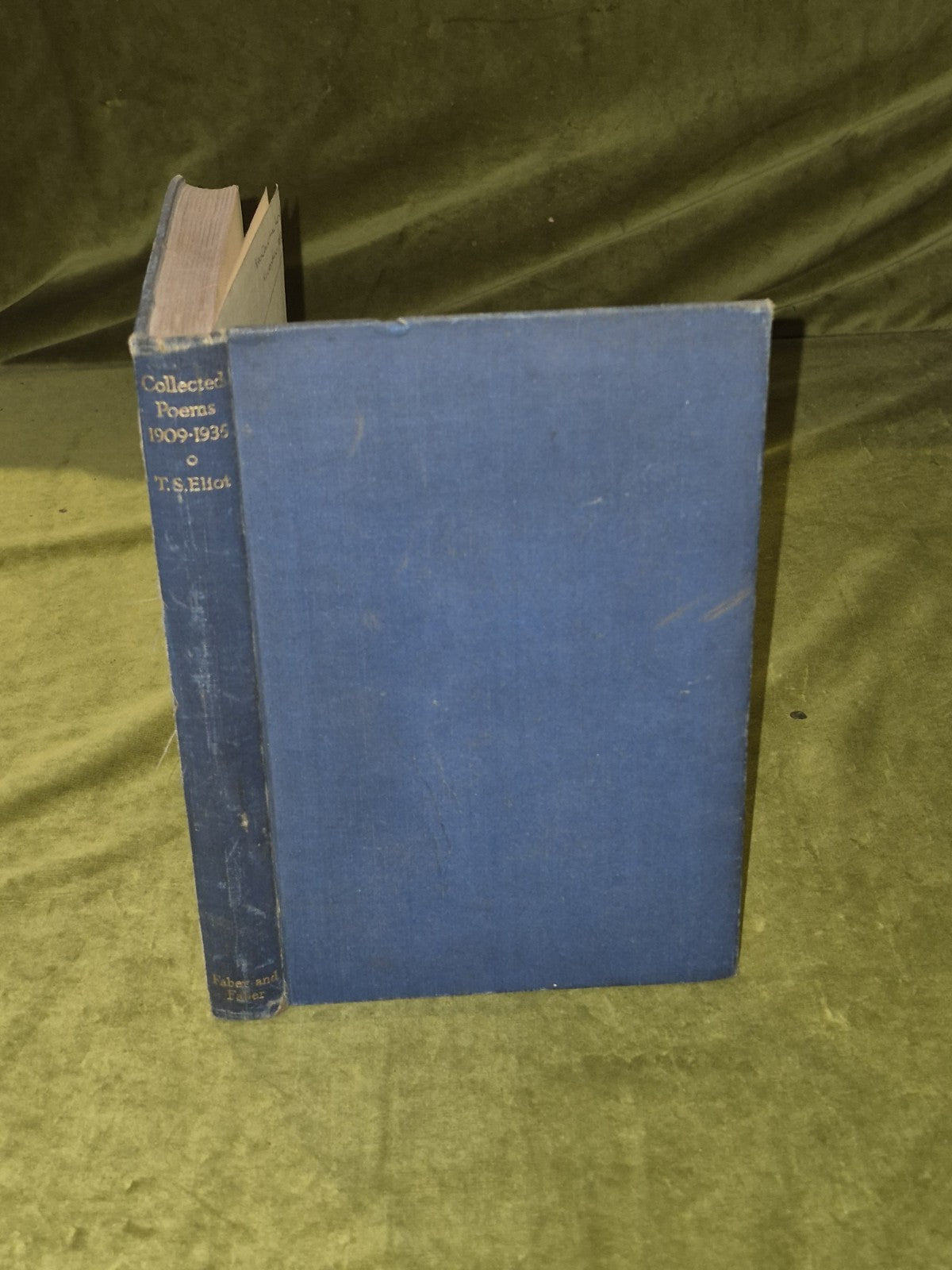 Collected Poems 1909 - 1935, T.S.Eliot, Faber & Faber, 1936 1st/2nd0