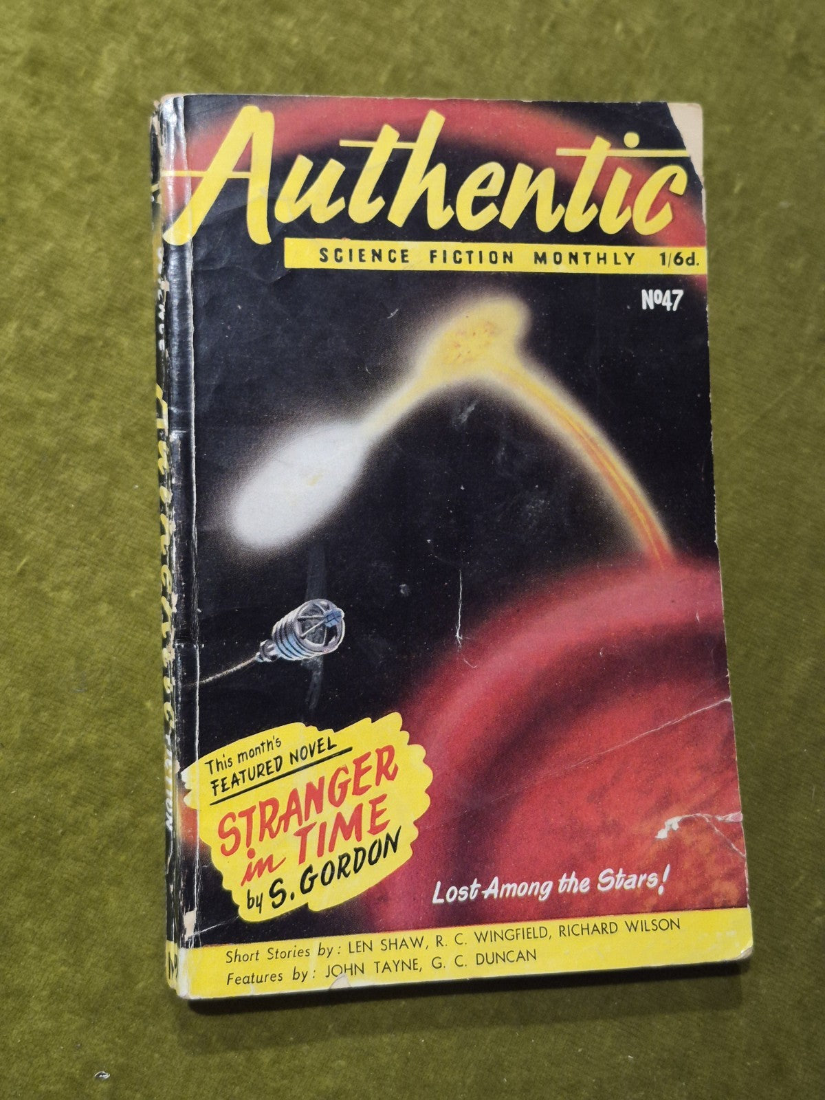 Authentic Science Fiction Monthly Hamilton 1950s Issues 29 and 32 to 50. Job Lot18