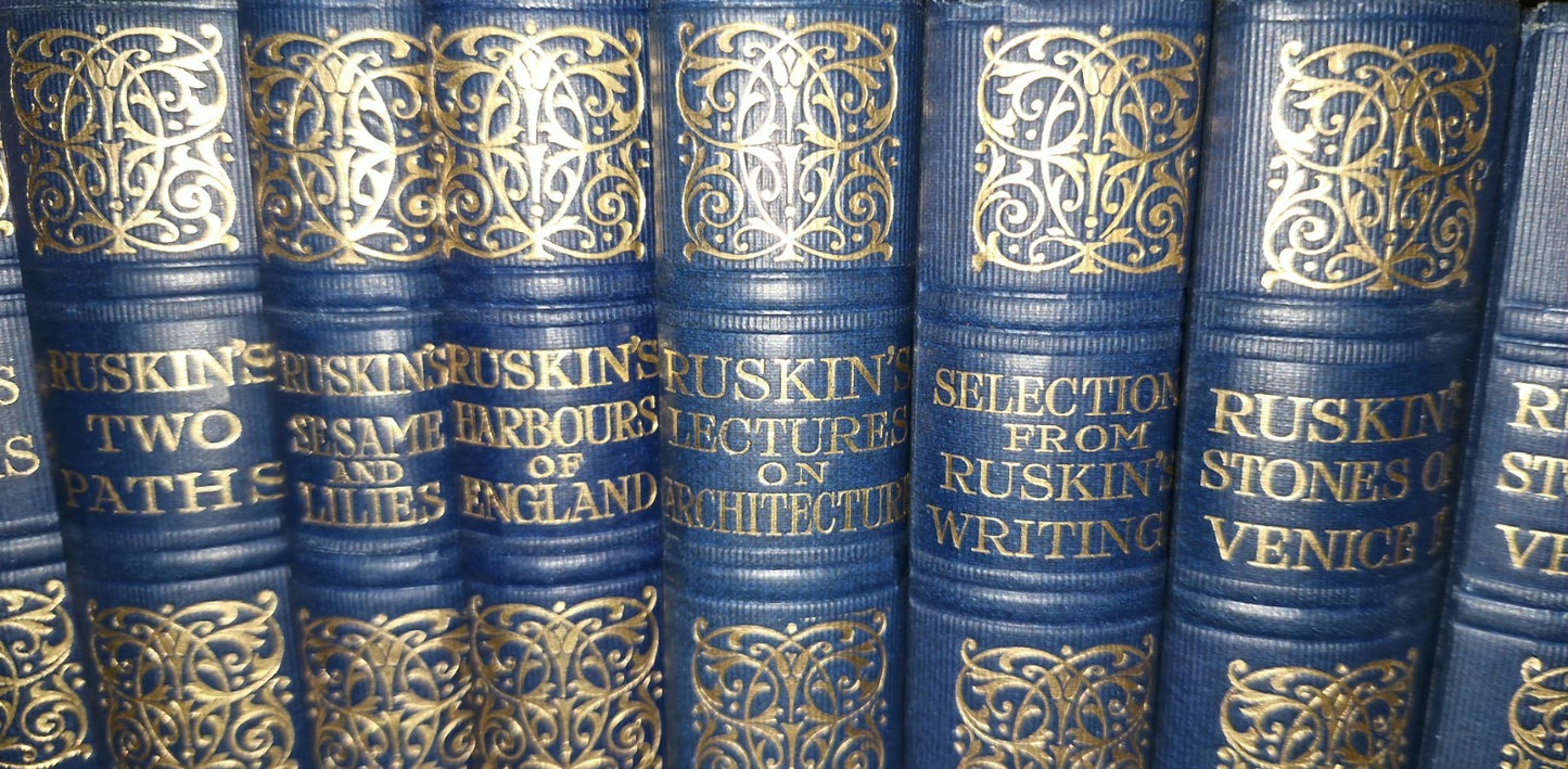 John Ruskin Blackfriars Editions 20 Volume Set Modern Painters Stones Of Venice 8