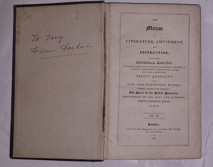 The Mirror Of Literature, Amusement And ... Vol XI 1828, King George IV Death7