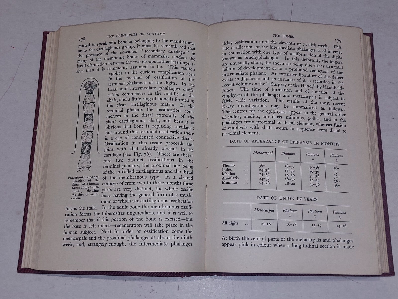 Principles of Anatomy as seen in The Hand, Frederic Wood Jones Hb (1949) Book4