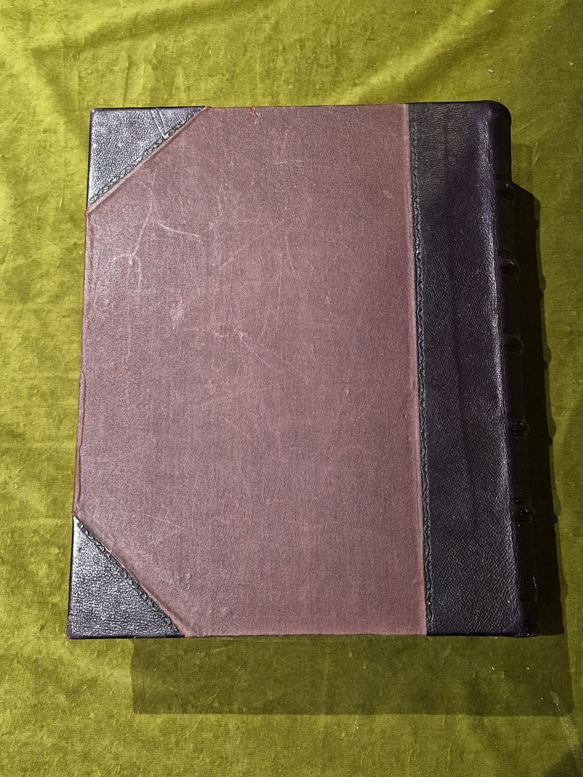 Holy Bible With Notes & Observations By Rev. John Brown Large Family Bible VGC3