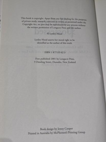 A City Possessed: The Christchurch Civic Creche Case (2001) Lynley Hood4
