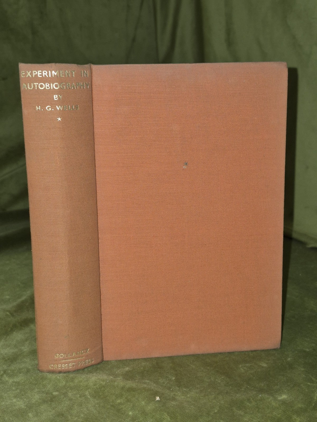AUTOBIOGRAPHY OF H.G. WELLS (1934, First Edition) Volume 1 Victor Gollancz2