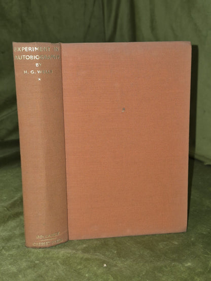 AUTOBIOGRAPHY OF H.G. WELLS (1934, First Edition) Volume 1 Victor Gollancz2