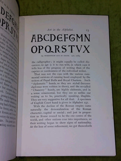 Alphabets Old And New By Lewis F. Day 1910 3rd Edition8