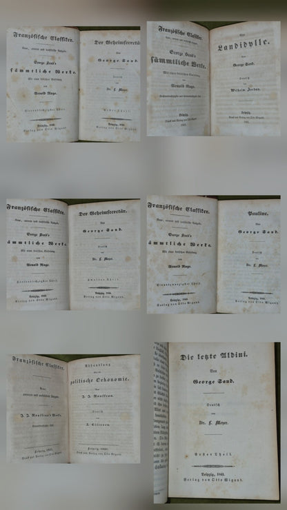 George Sand's Sämtliche Werke 1843 Otto Wigand2