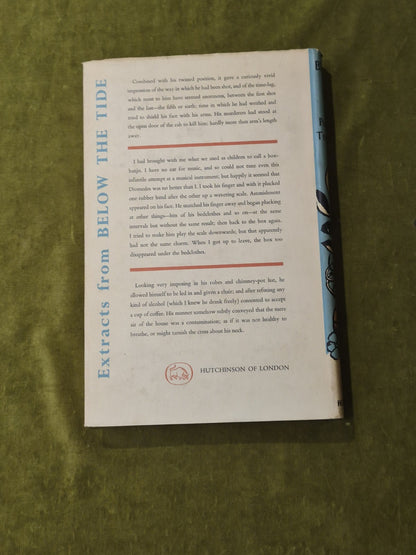 BELOW THE TIDE by PENELOPE TREMAYNE - HUTCHINSON- 1958 1st Hardback Dust Wrapper1