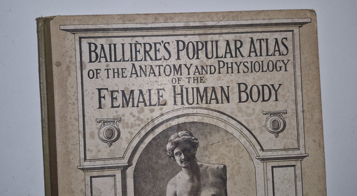 1921 Baillieres Atlas & Anatomy Of The Female Human Body. Swedish Massage Inst.2