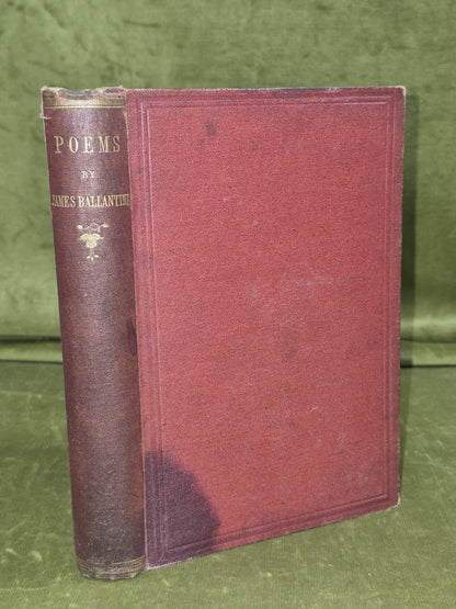 Poems by James Ballantine 1856 First Edition Thomas Constable0