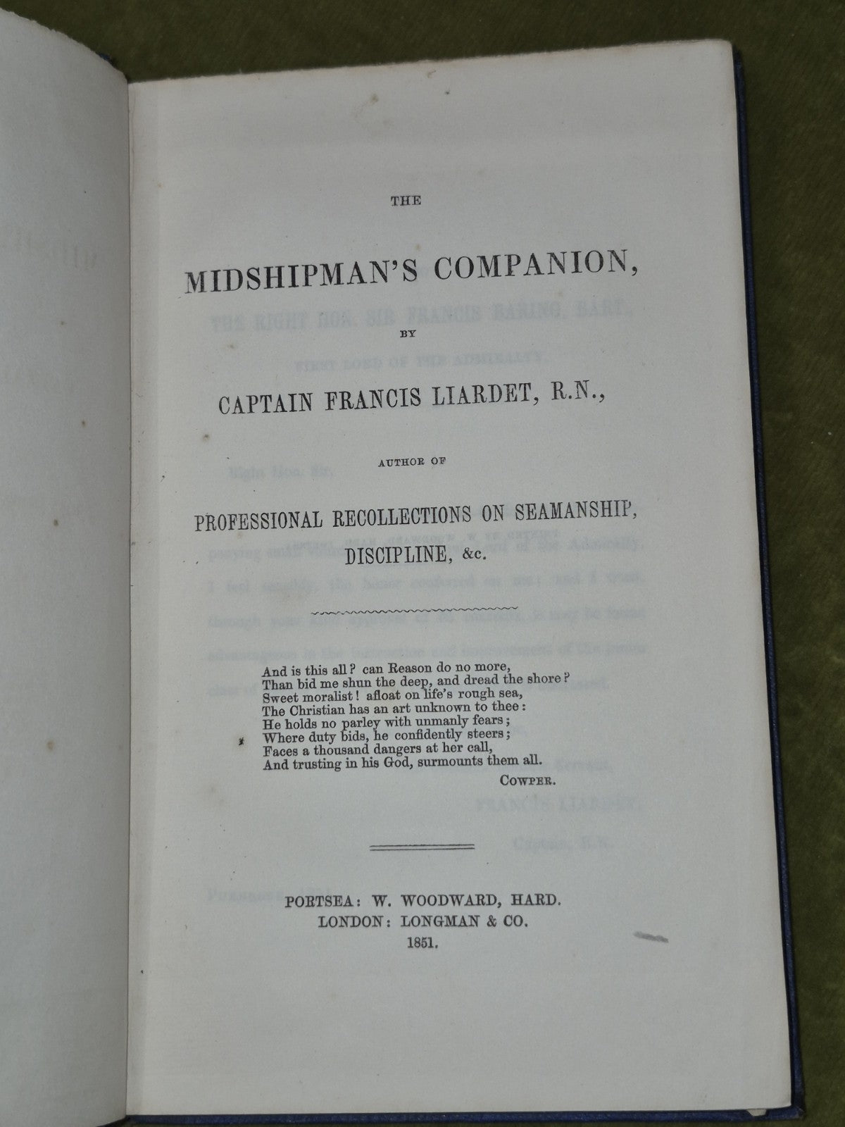 The Midshipman's Companion Captain Francis Liardet 1851 Longman & Co5