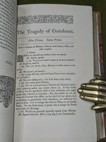 Plays of William Shakespeare Paterson Text of the First Folio c. 1880 Incomplete20