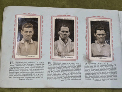 Scottish Footballers Mitchell Cigarette 1934-5 Collectible Cards Album6