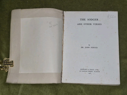 The Sodger John Fergus Gowans and Gray Glasgow 1916 3
