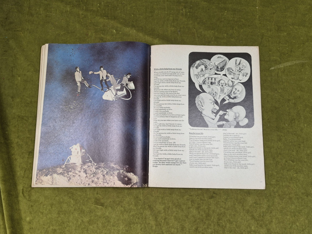 Beatles Illustrated Lyrics edited by Alan Aldridge - 1st Edition Softcover 196911