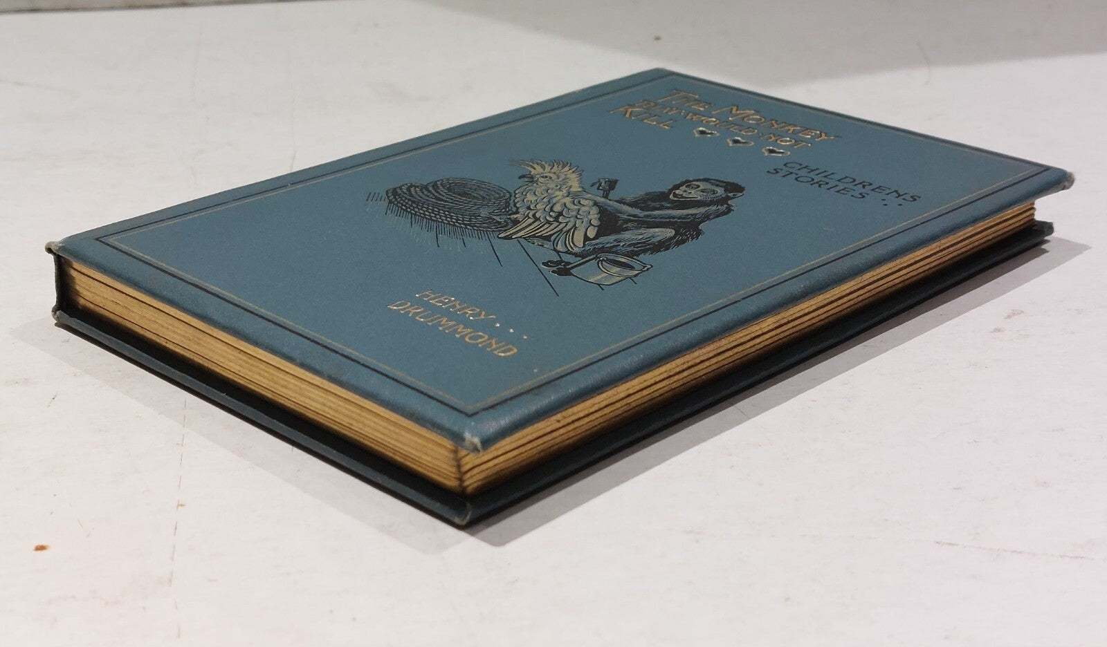 Henry Drummond, Louis Wain - The Monkey That Would Not Kill, 1st Ed, 1898 Hodder6