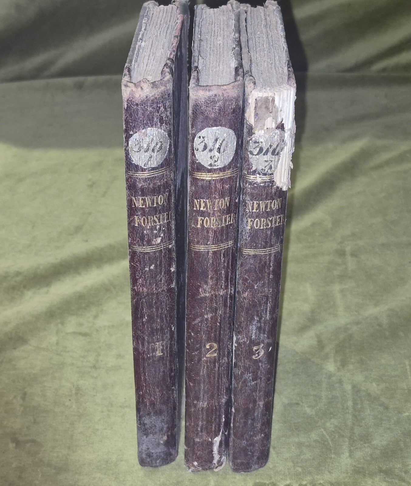 Captain Frederick  : NEWTON FORSTER or The Merchant Service in 3 volumes 18380