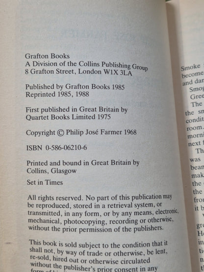 The Image of the Beast Philip Jose Farmer 19884