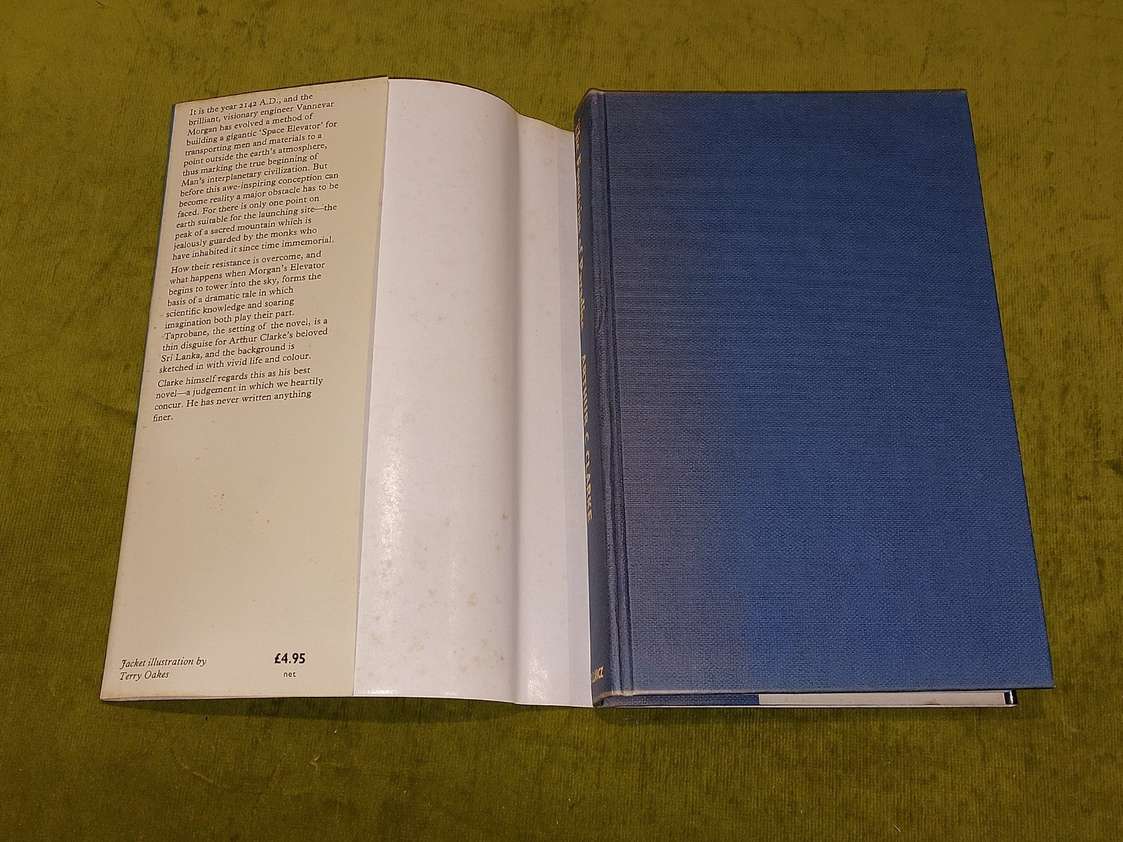 The Fountains of Paradise by Arthur C. Clarke (1979) 1st Ed [Victor Gollancz] Hb2