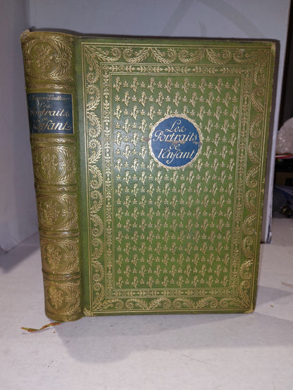 Les Portraits de L'enfant Charles Moreau-Vauthier Leather in French (1901) Book0